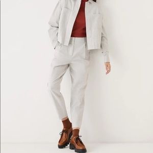 NWT The Balloon Fit Amelia Pant in Speckled Grey size 10